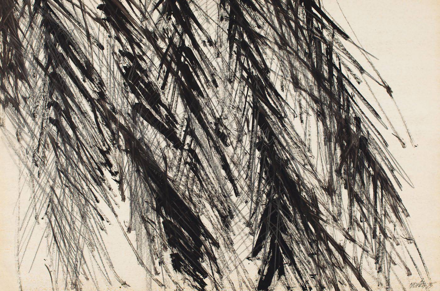 Smuteční vrba, 1985, 700 x 1000 mm