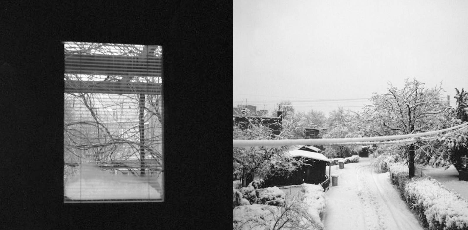 Z cyklu Pokoje a cesty, Zlín-Letná, 1996, fotografie, Flexaret IV, digi-tisk, 500 x 1000 mm