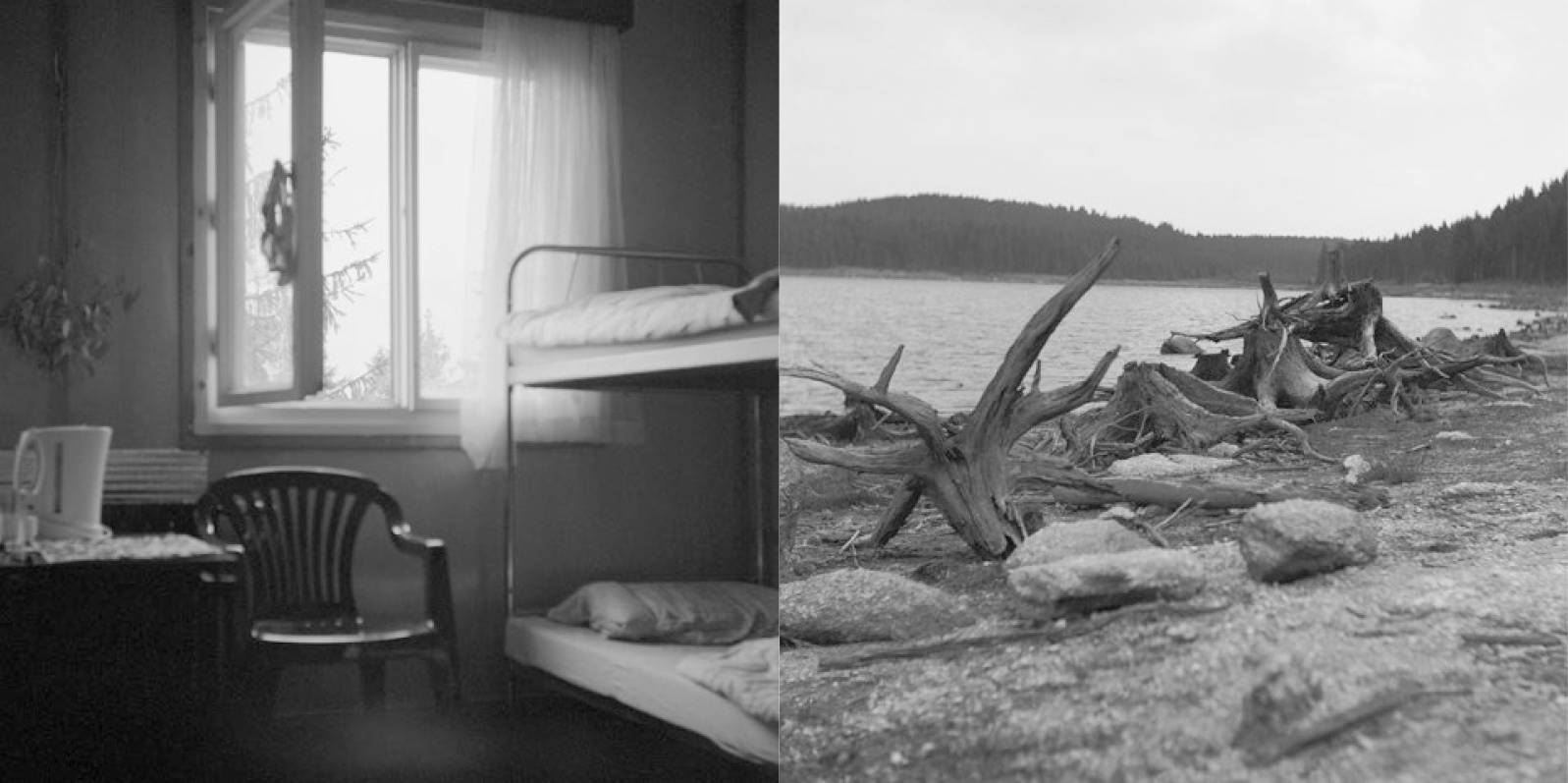 Z cyklu Pokoje a cesty, Královka, 1998, fotografie, Flexaret IV, digi-tisk, 500 x 1000 mm