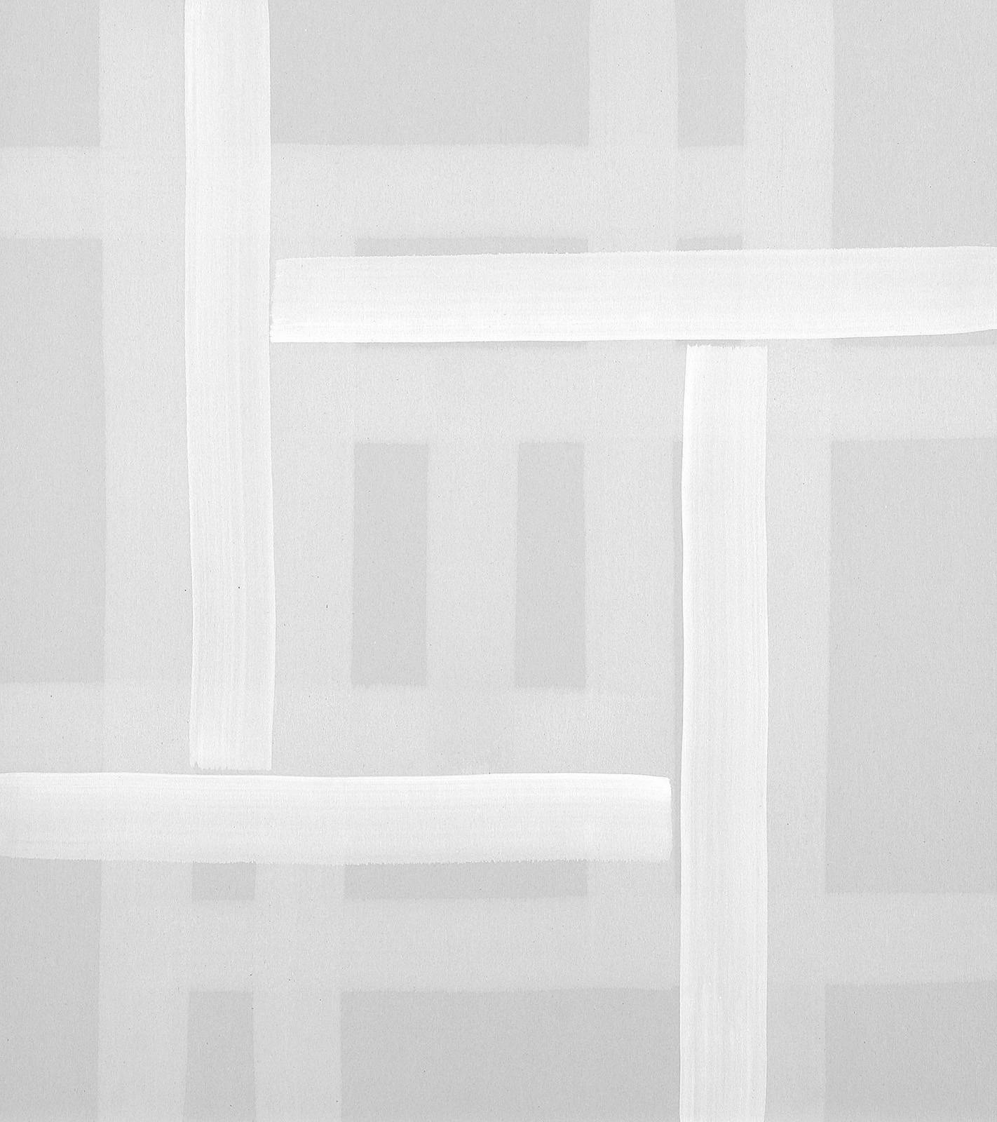 Bílá na šedé, z cyklu Rastry – architektura, 2002, 630 x 630 mm