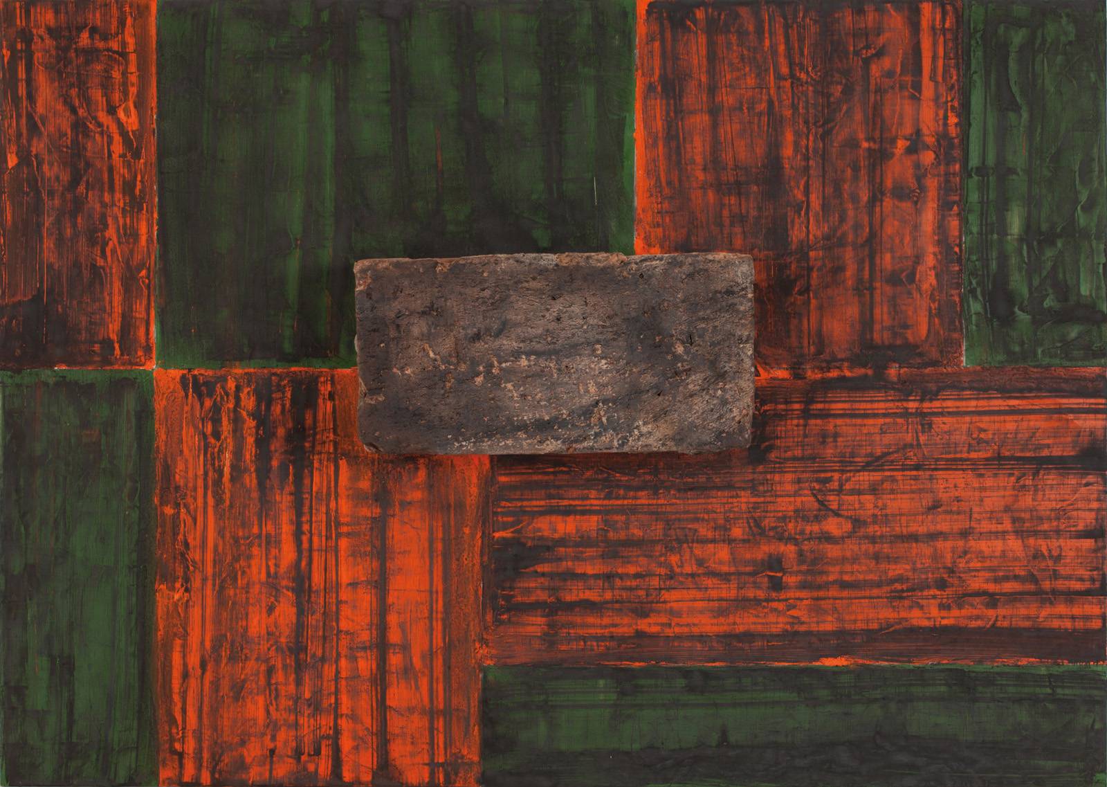 Z cyklu Město v zahradách, 2022, 50 x 70 cm