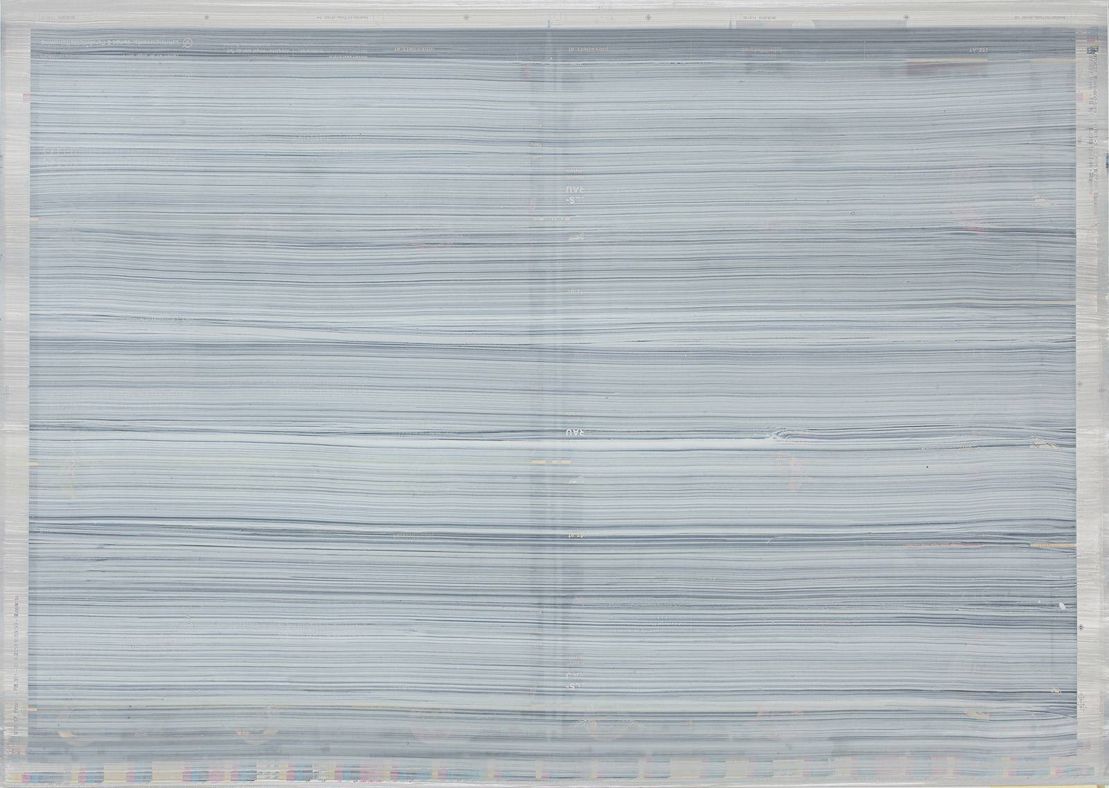 Makulatura z cyklu Makulatura, 2010, olej, ofsetový karton, 500 x 700 mm