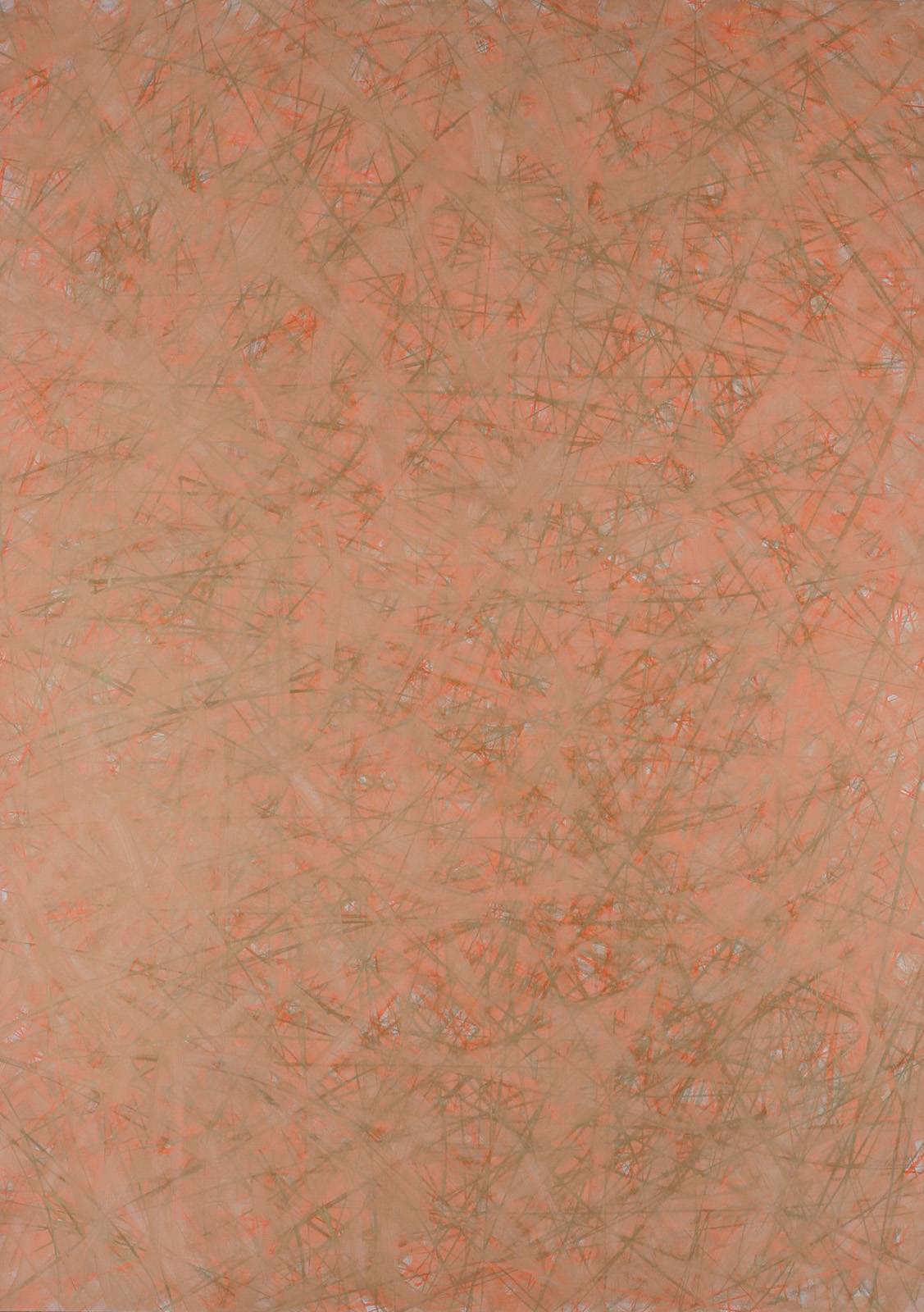 Průhledy, 2000, olej, 400 x 1000 mm, soukromá sbírka