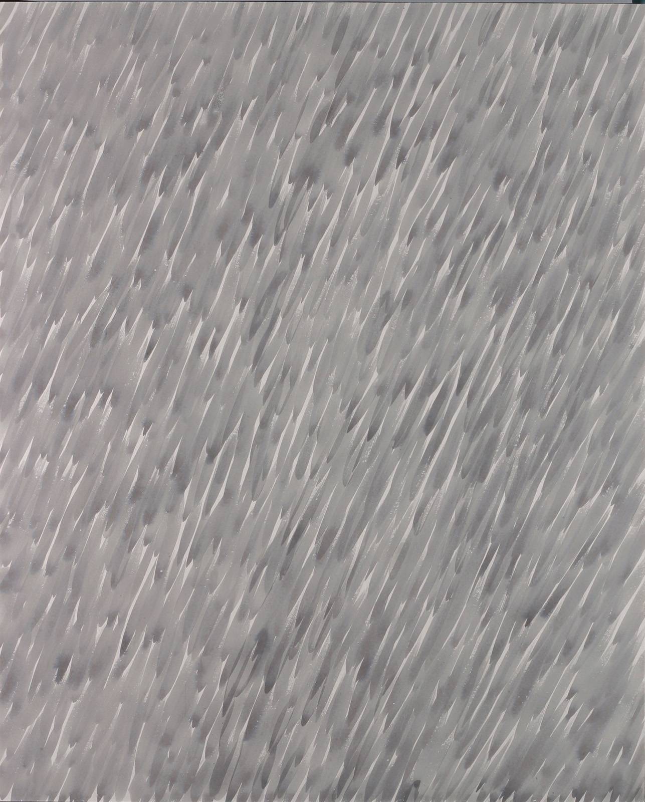 Deště, 2000, inkoust, karton, 1280 x 1035 mm