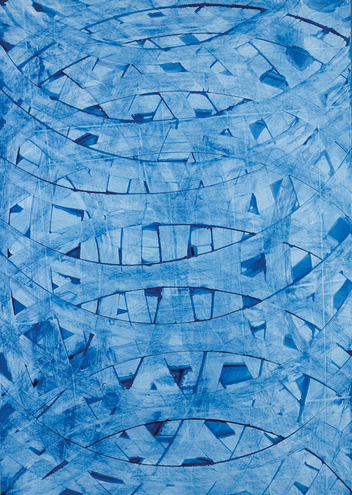 Rastr, 2005, olej, karton, 1000 x 700 mm