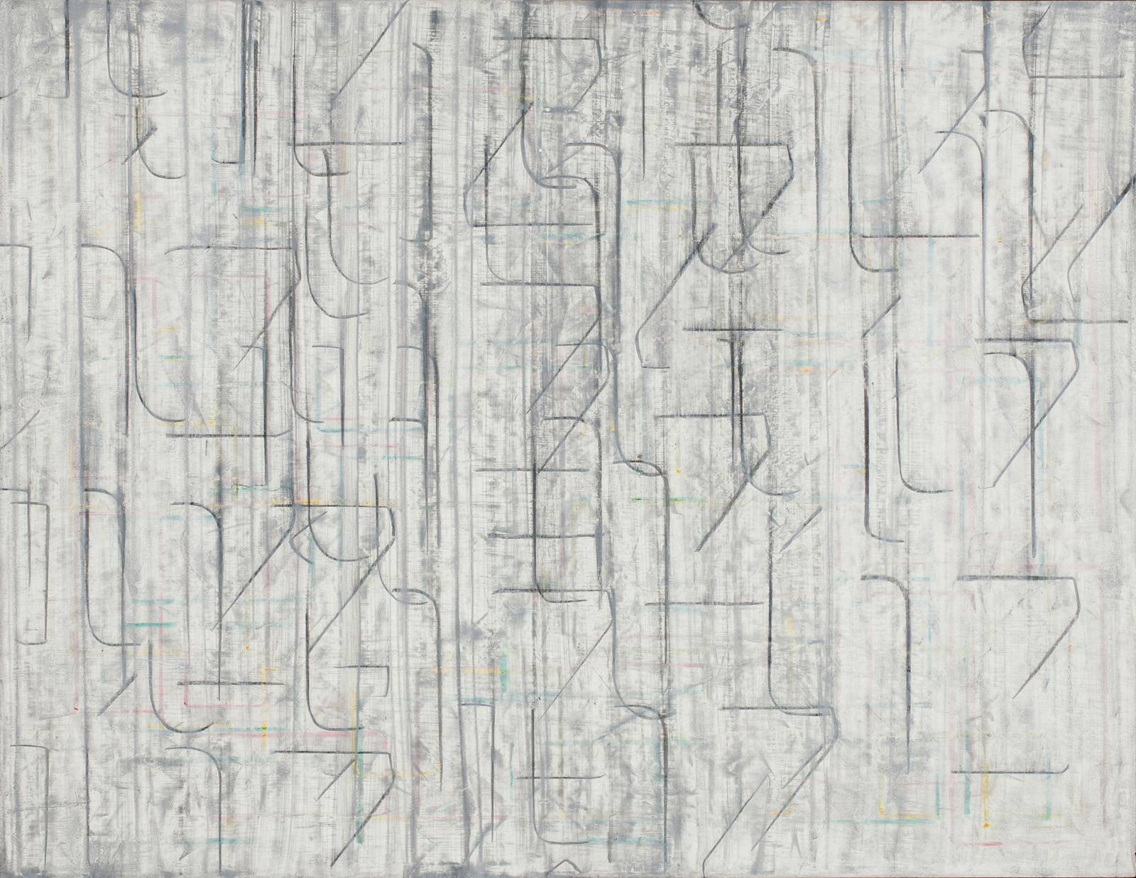 Z cyklu Šablony a Kódy, Město Z, 2015, 45 x 55 cm