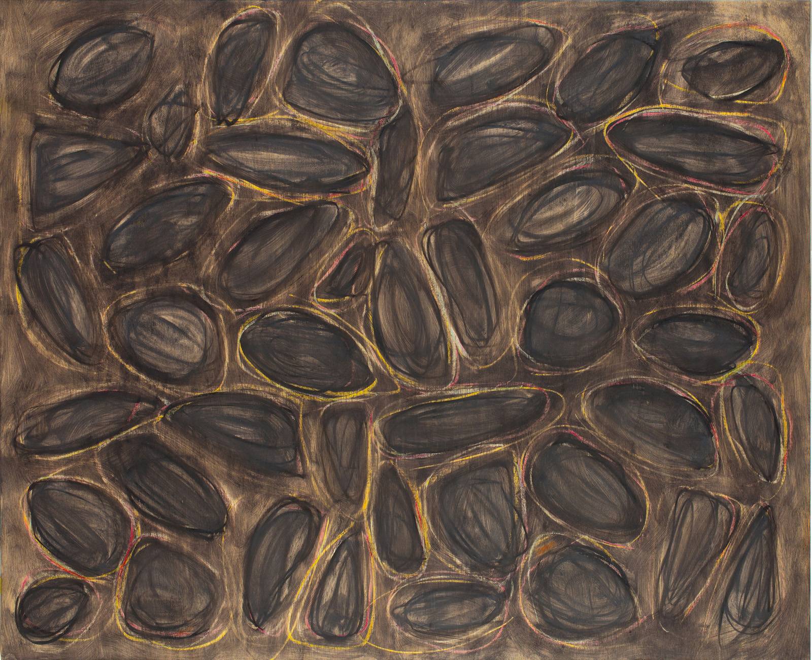 Z cyklu Šablony a Kódy, 2019, 100 x 121 cm