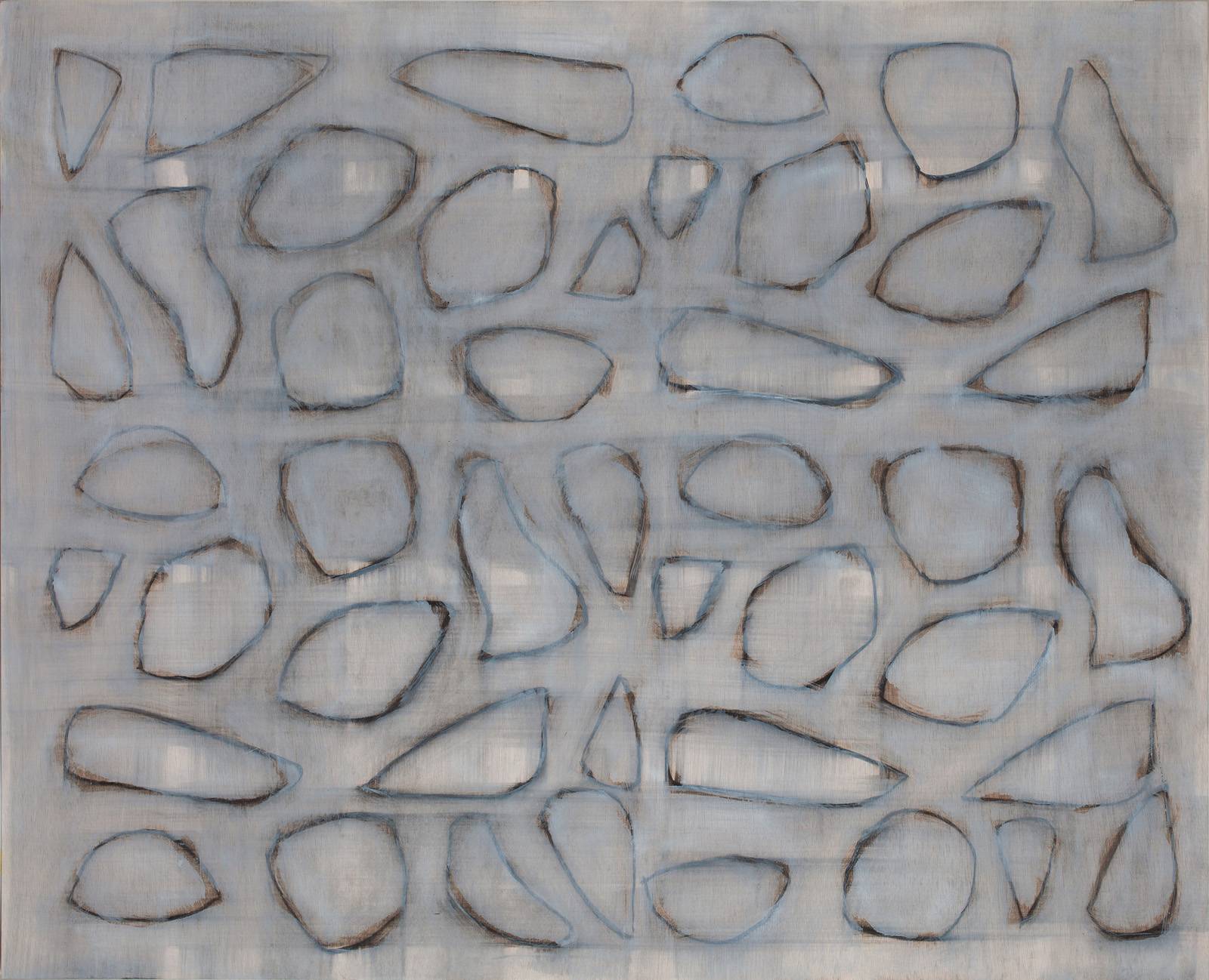 Z cyklu Šablony a Kódy, 2019, 100 x 121 cm, soukromá sbírka