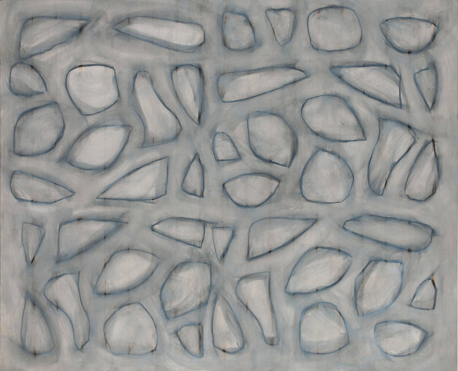 Z cyklu Šablony a Kódy, 2019, 100 x 121 cm,  soukromá sbírka