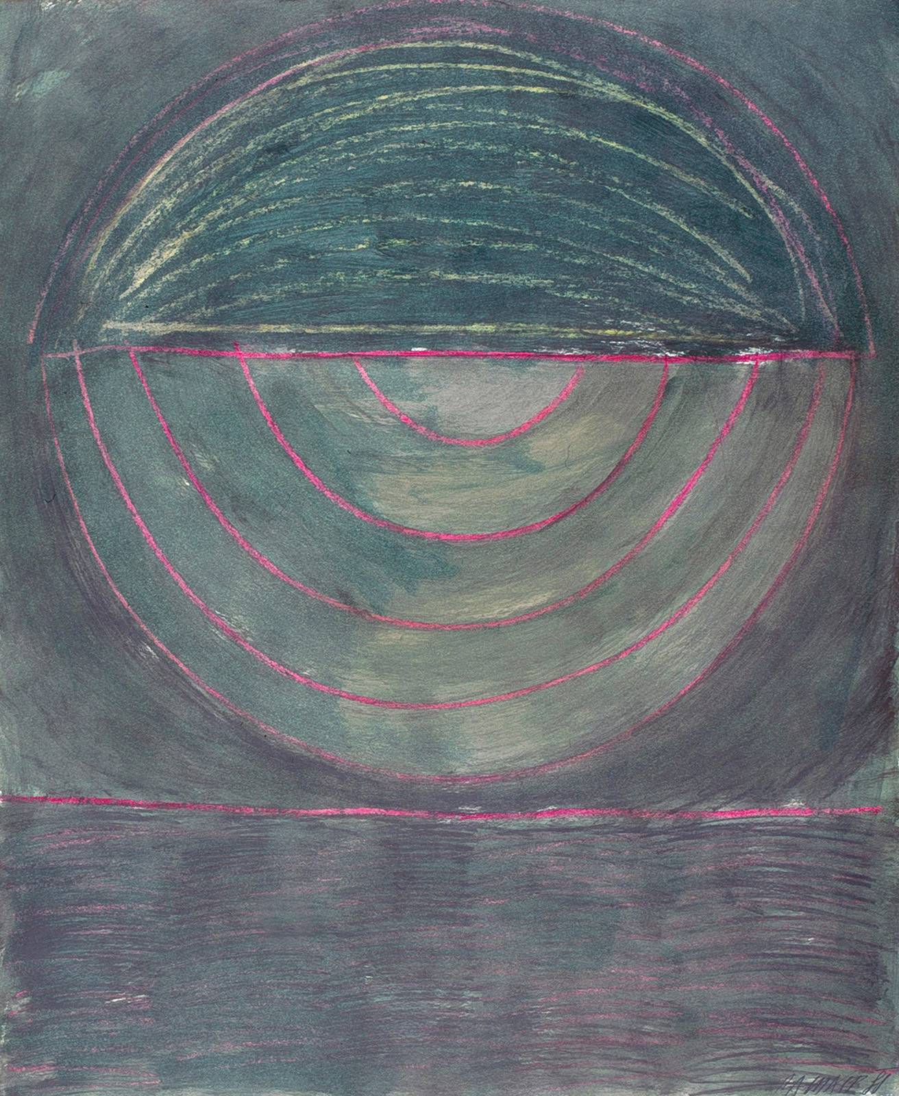 Měsíc, 1988, 600 x 500 mm