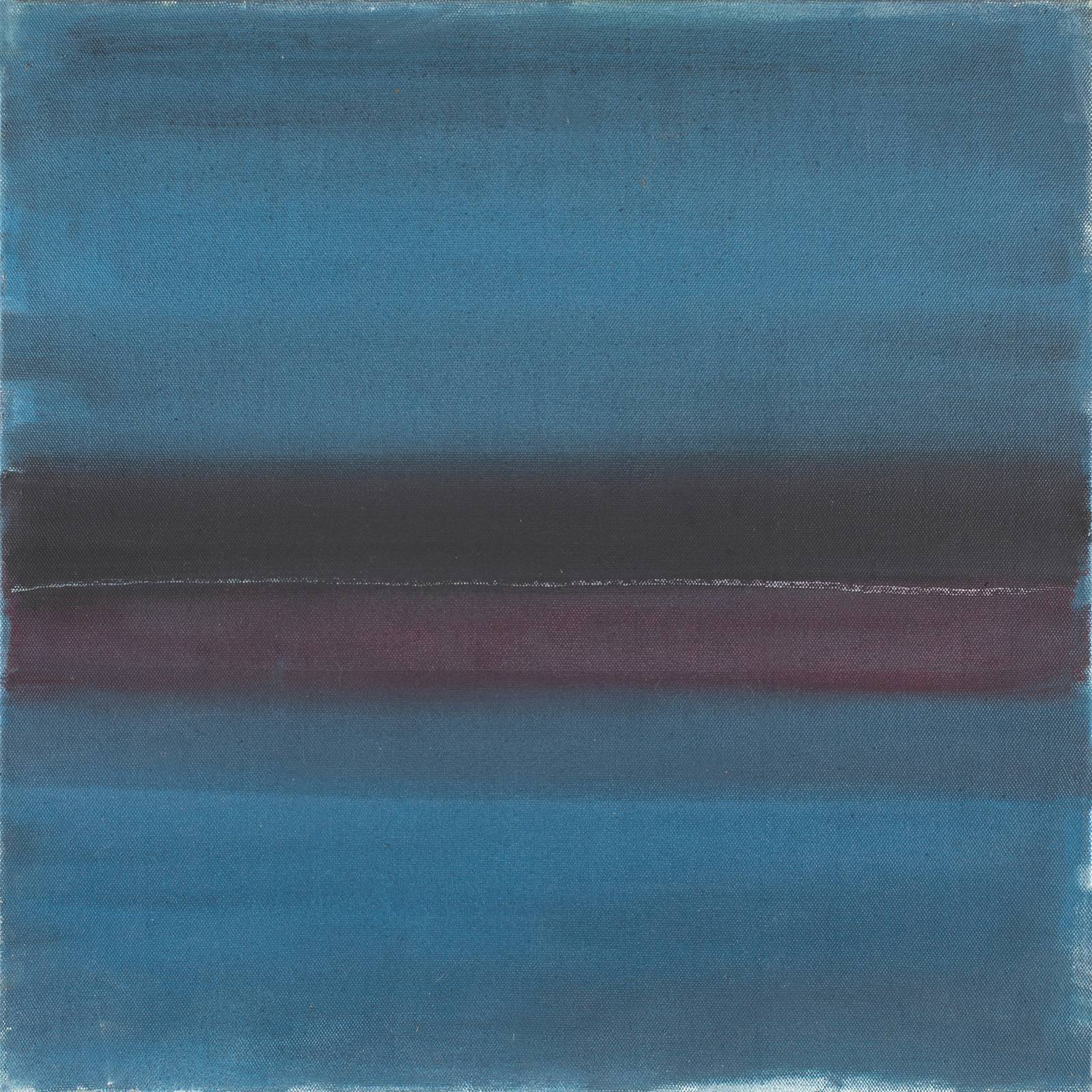 Moře, 1983,  olej, bavlněný kord,  70 x 70 cm,  soukromá sbírka