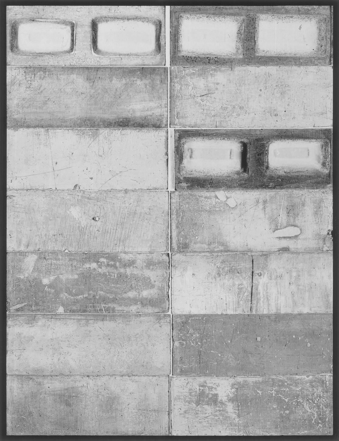 Výplně – sazba, 1981, negativy 100 x 70 mm