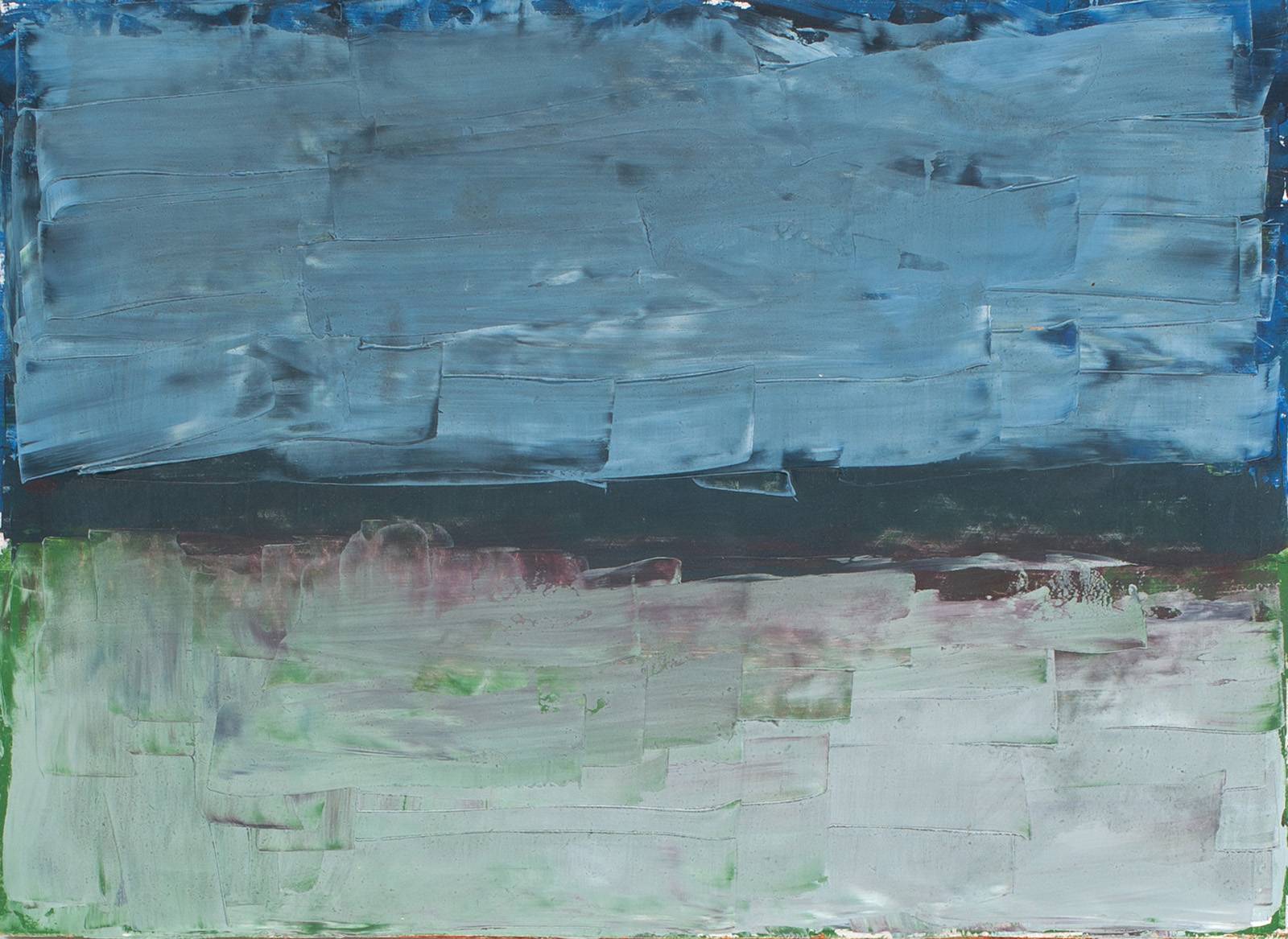 Moře, 1983, olej, sololit, 30 x 40 cm, soukromá sbírka