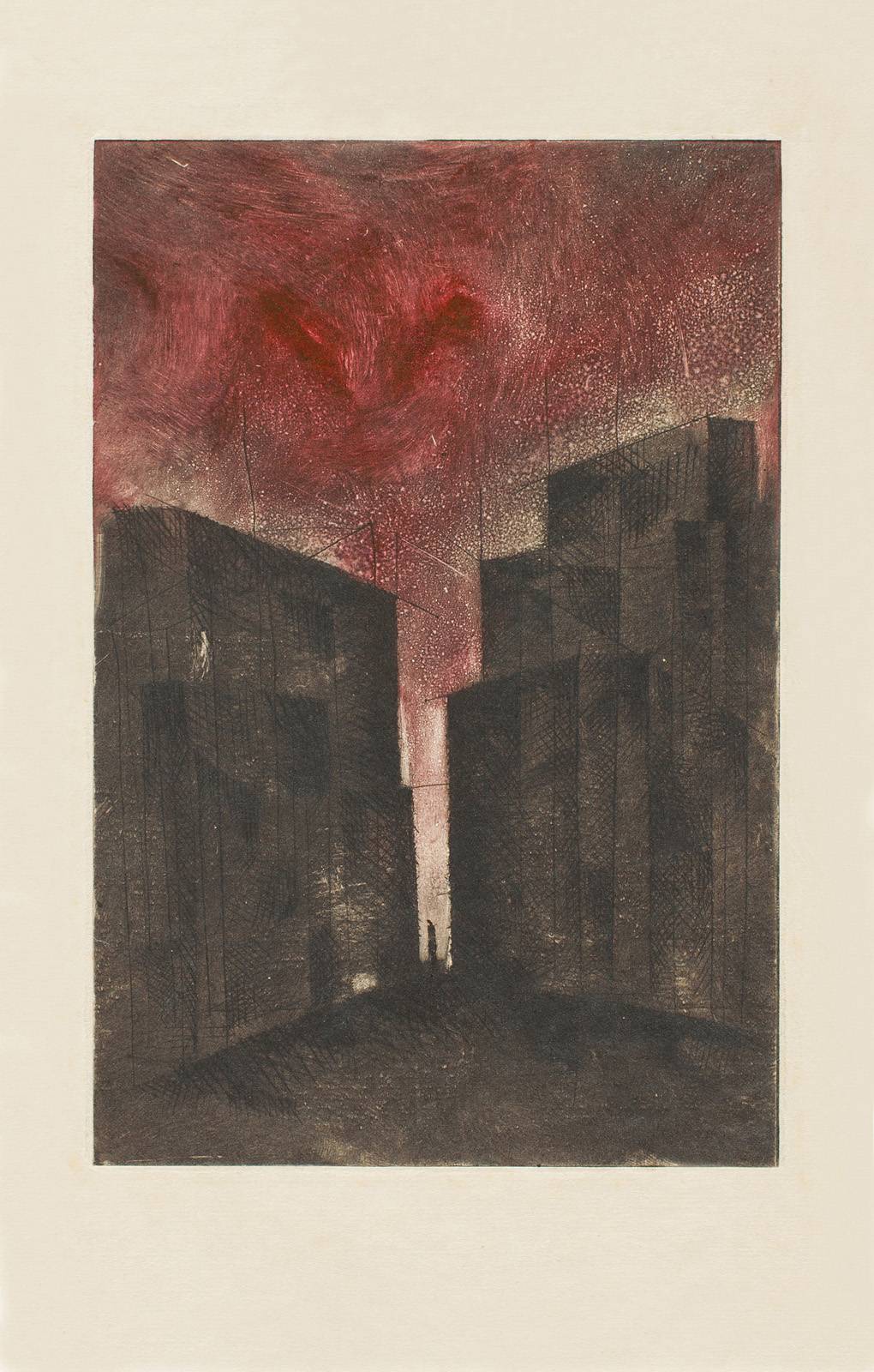 Město G – chodec – den, 1978, 297 x 210 mm
