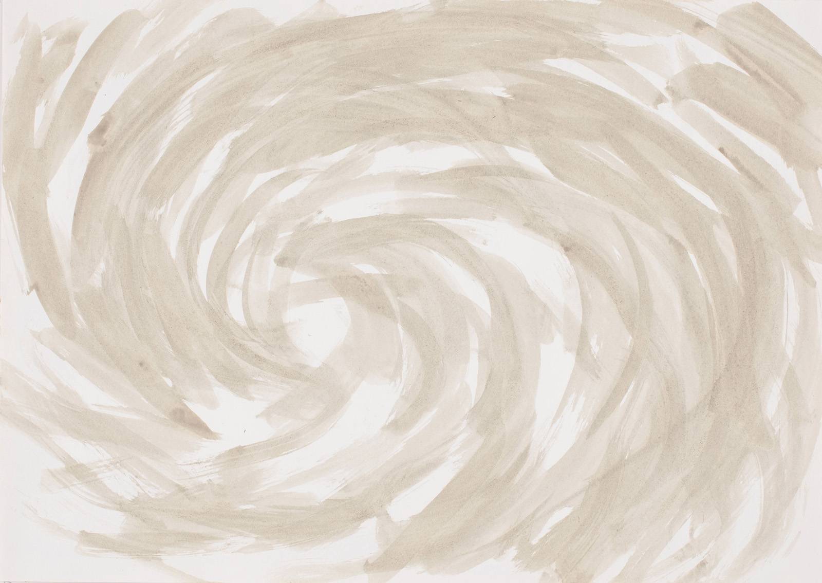 Z cyklu 36 pohledů na Malström, 1994 /dle ilustrace Harryho Clarka z roku 1919/, tuš, tužka, inkoust, akvarel, karton, 297 x 420 mm /7 variant – 36 kreseb, celkem 252 formátů/