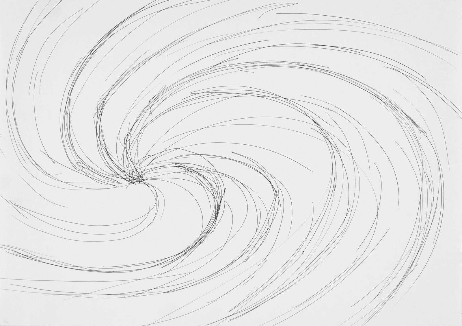 Z cyklu 36 pohledů na Malström, 1994 /dle ilustrace Harryho Clarka z roku 1919/, tuš, tužka, inkoust, akvarel, karton, 297 x 420 mm /7 variant – 36 kreseb, celkem 252 formátů/