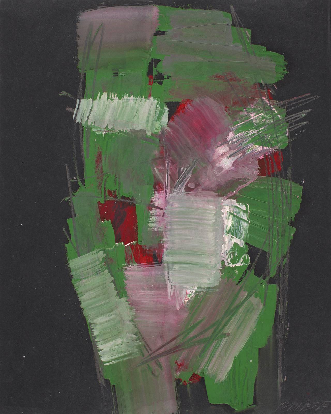 Maska – Hlava, 1987, 300 x 400 mm