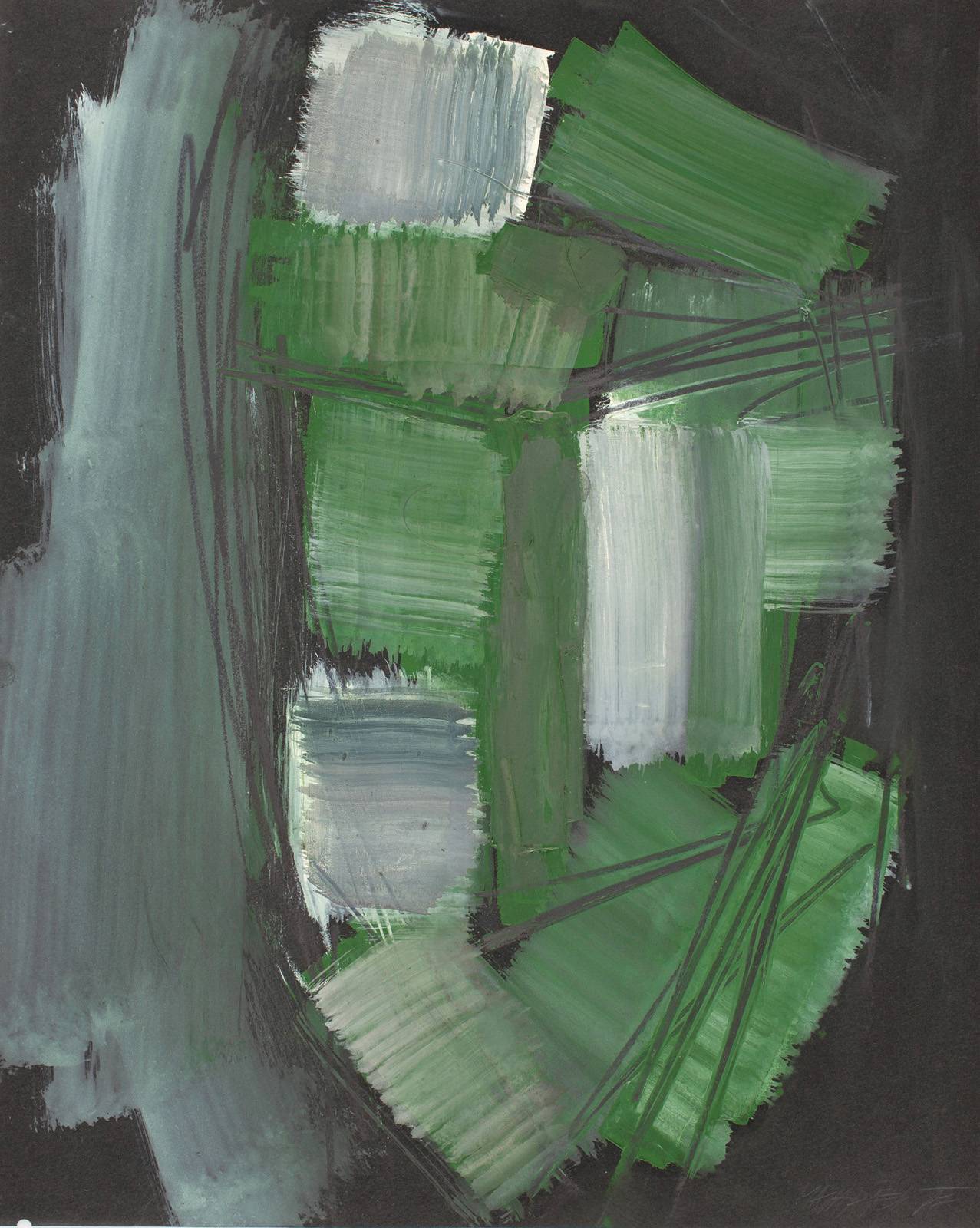 Maska – Hlava, 1987, 300 x 400 mm