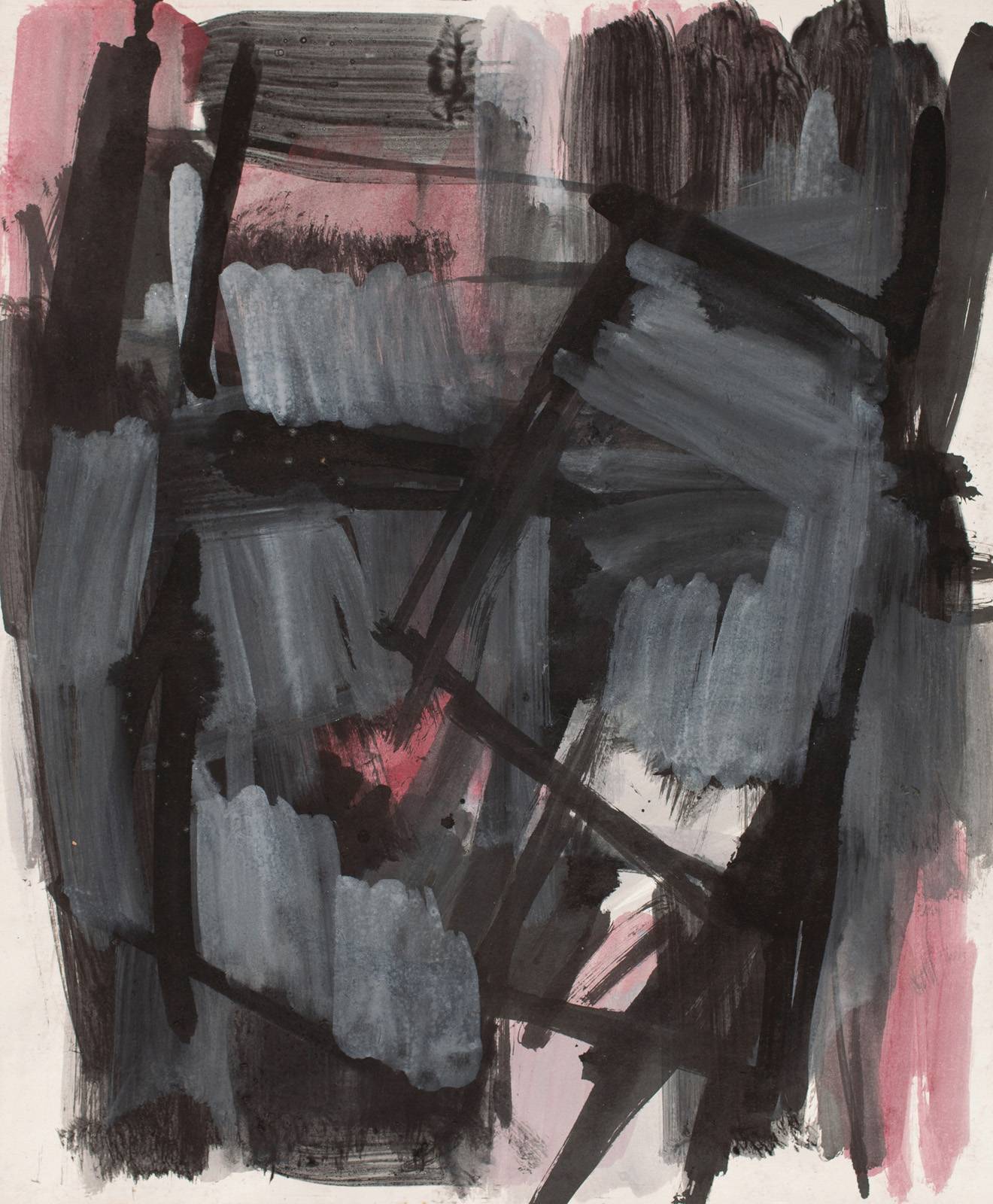 Maska – Hlava, 1987, 500 x 400 mm