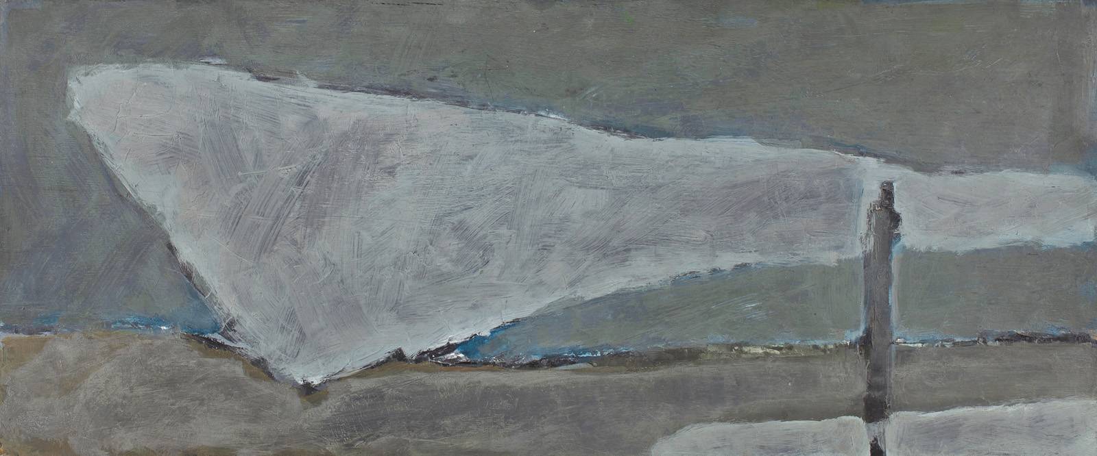 Figura a Mrak, 1985, 30 x 70 cm, soukromá sbírka