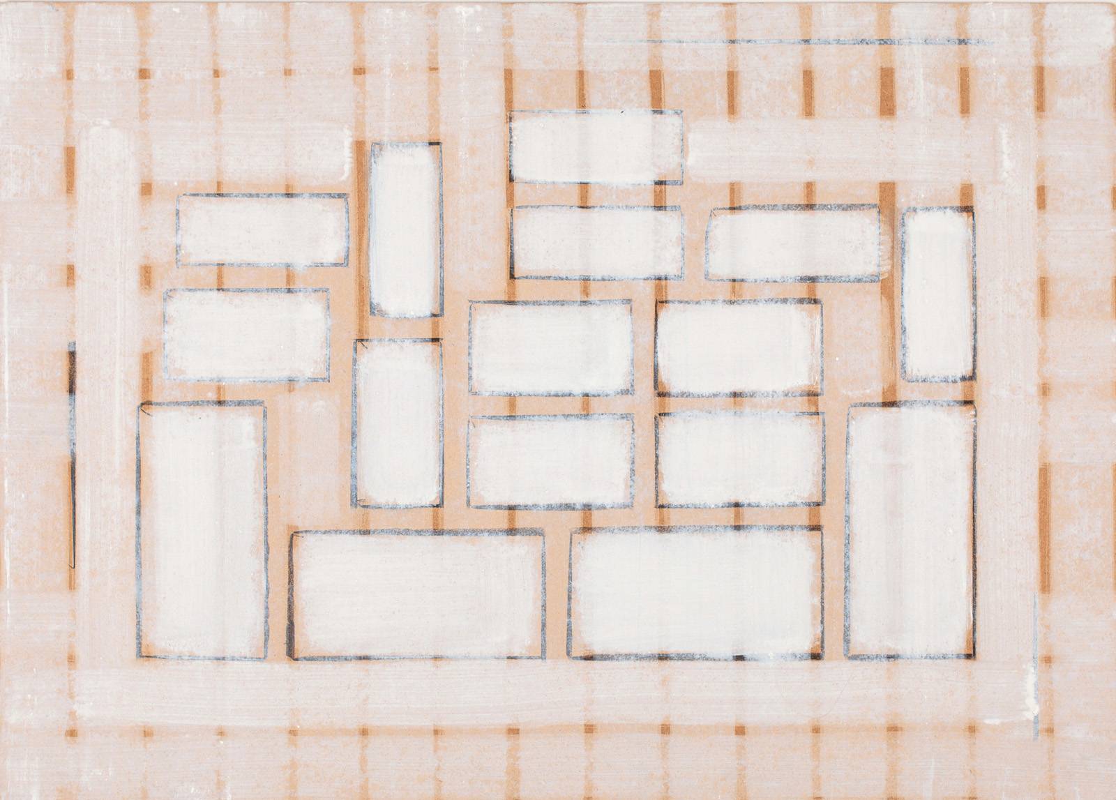 Z cyklu Město Z – půdorysy, 2024, 65 x 90 cm